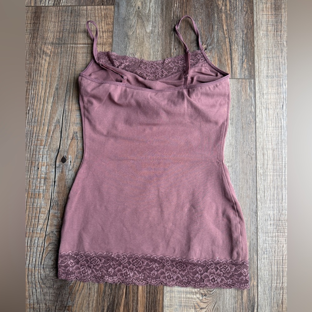 Express Sexy Stretch Top in Dusty Rose - Picture 3 of 3